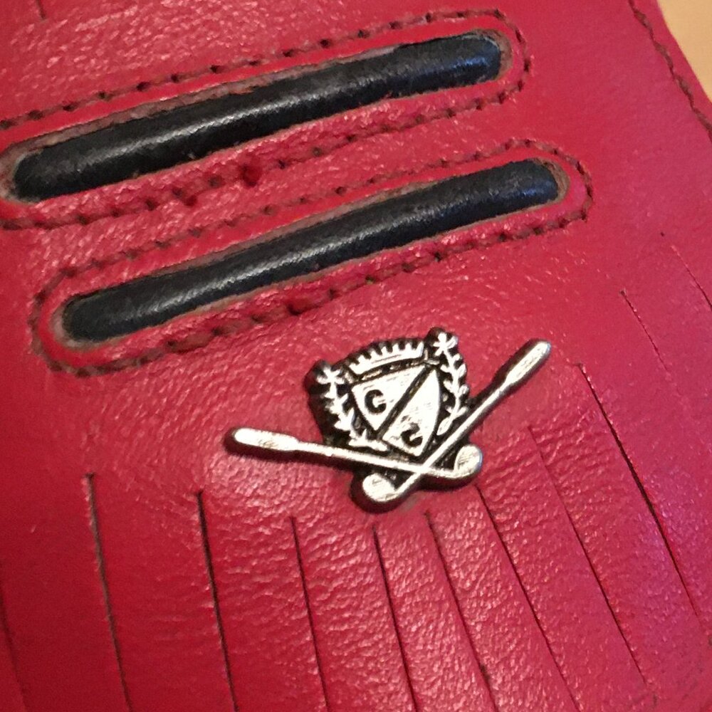 Copenhagen Shoes EU 39 Red Leather Kiltie Oxfords Flap Fringe Retro - Picture 6 of 8